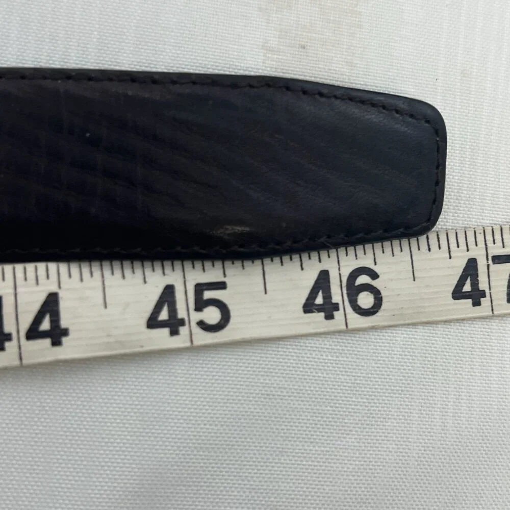 Harold‎ Powell Real Leather Textured Belt Made In England Brown 40